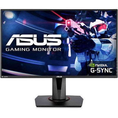 ASUS VG278QR Gaming Monitor - 27inch, Full HD, 0.5ms*, 165Hz (above 144Hz), G-SYNC Compatible, Free Sync Premium ASUS VG278QR Gaming Monitor - 27inch, Full HD, 0.5ms*, 165Hz (above 144Hz), G-SYNC Compatible, Free Sync Premium
